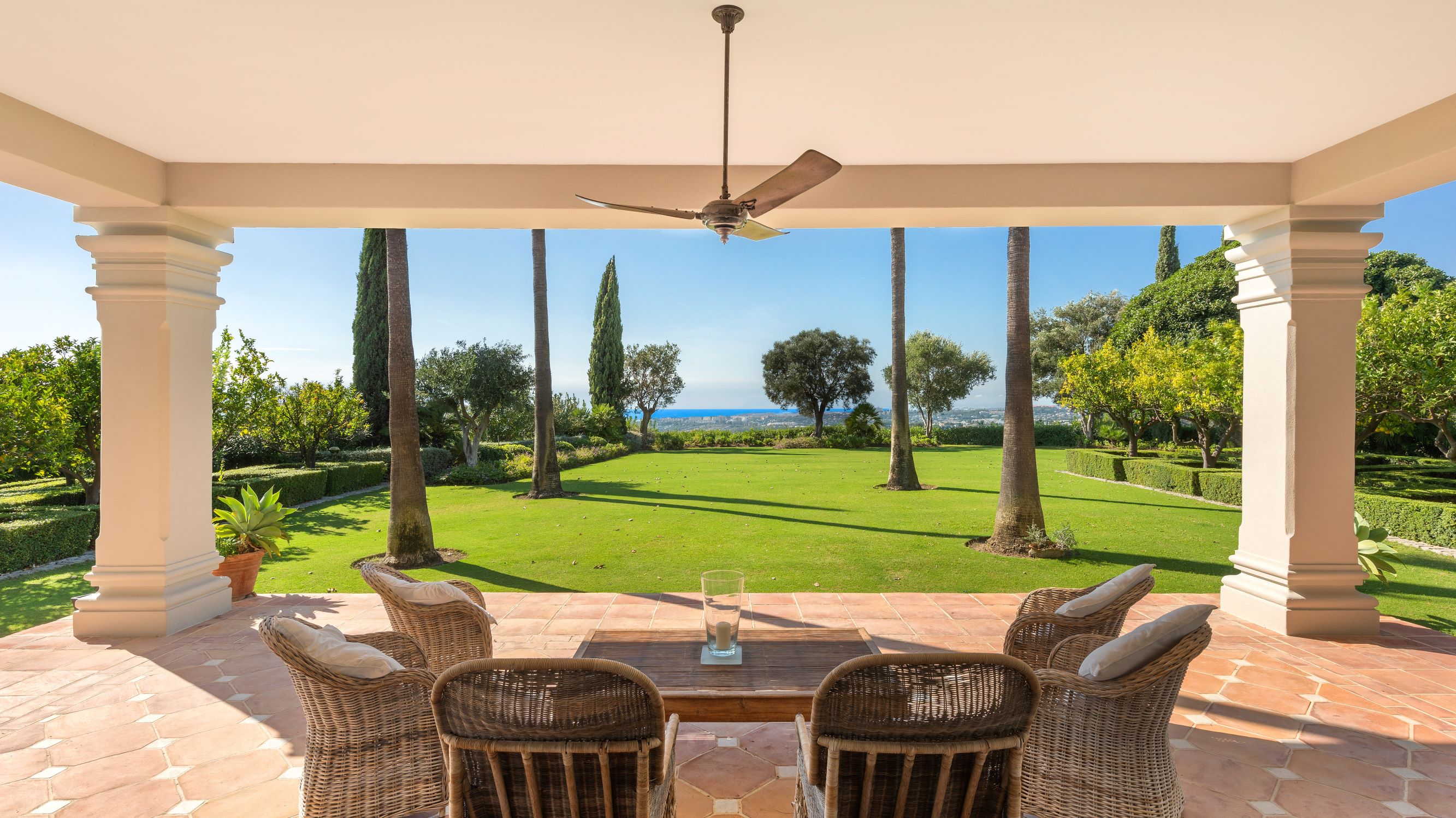 Marbella Hill Club Stunning views from a traditional style home in Marbella Hill Club