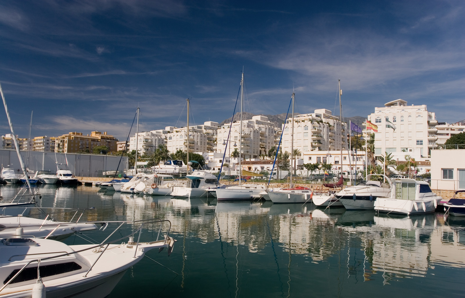Los puertos en Marbella