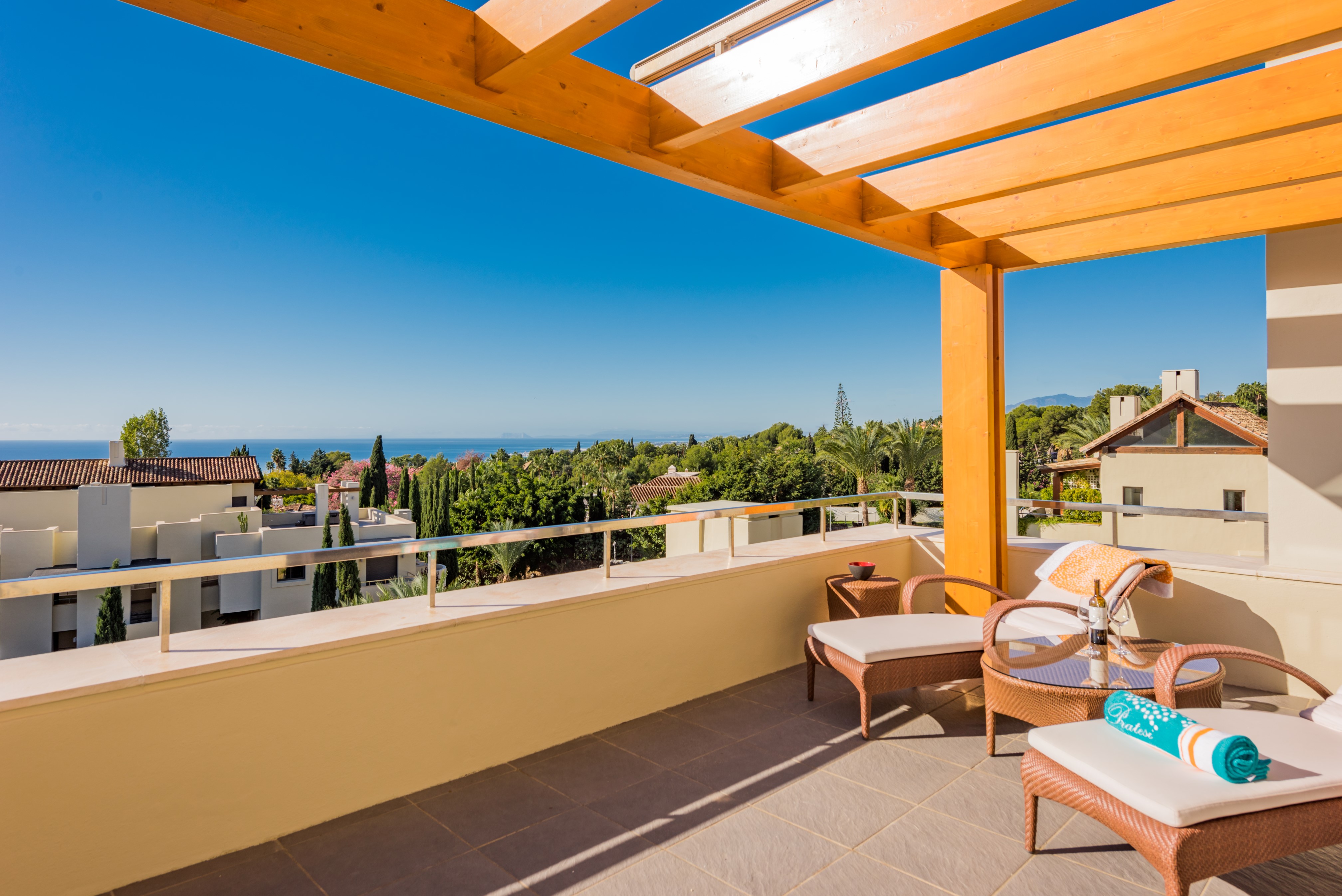 The unique attraction of a penthouse in Marbella