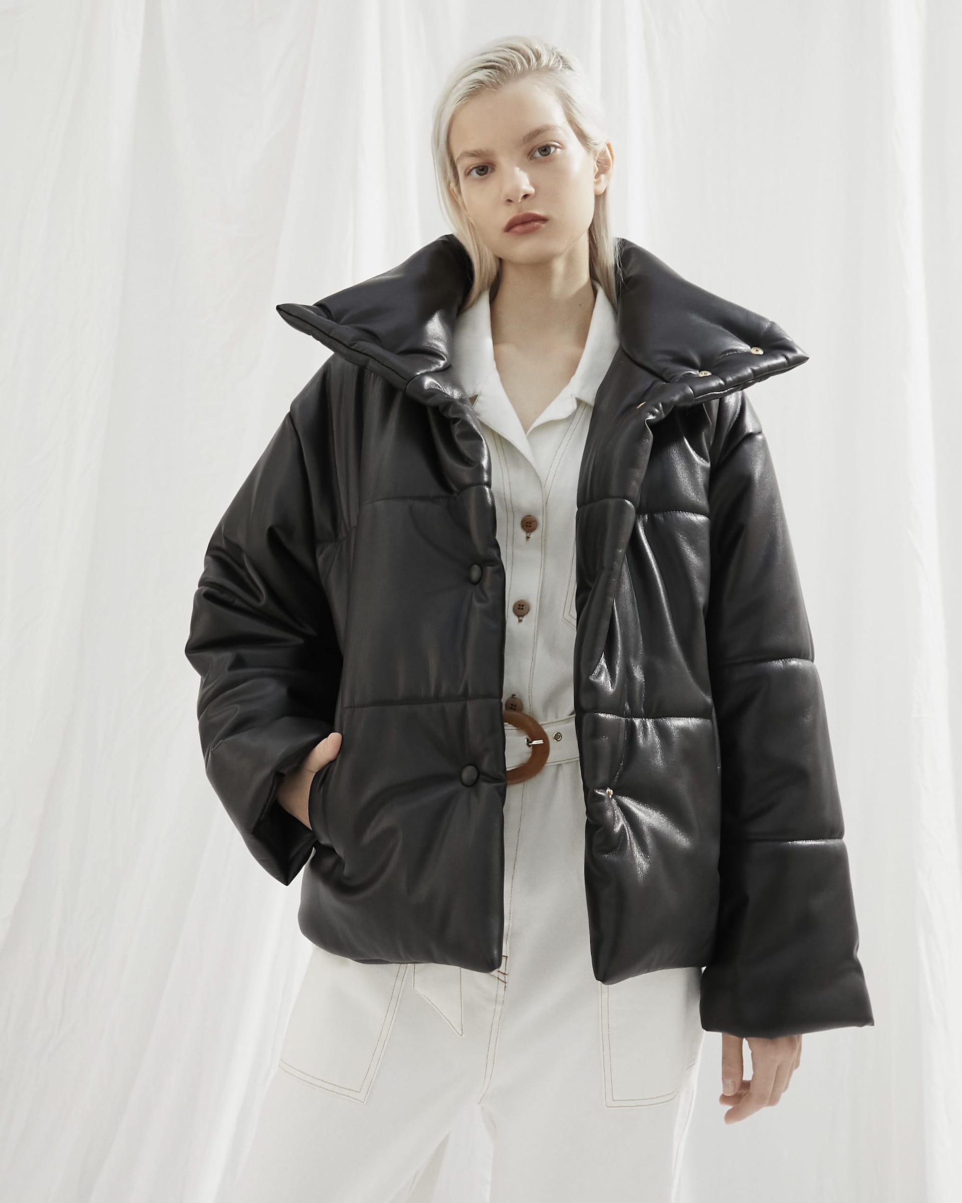 Nanushka signature Hide jacket